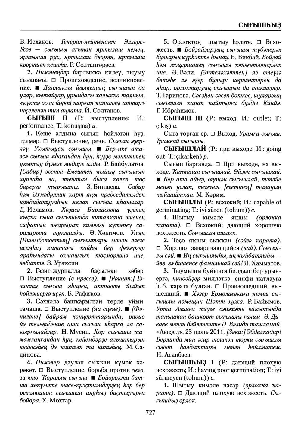 Башҡорт теленең академик һүҙлеге. Том VII