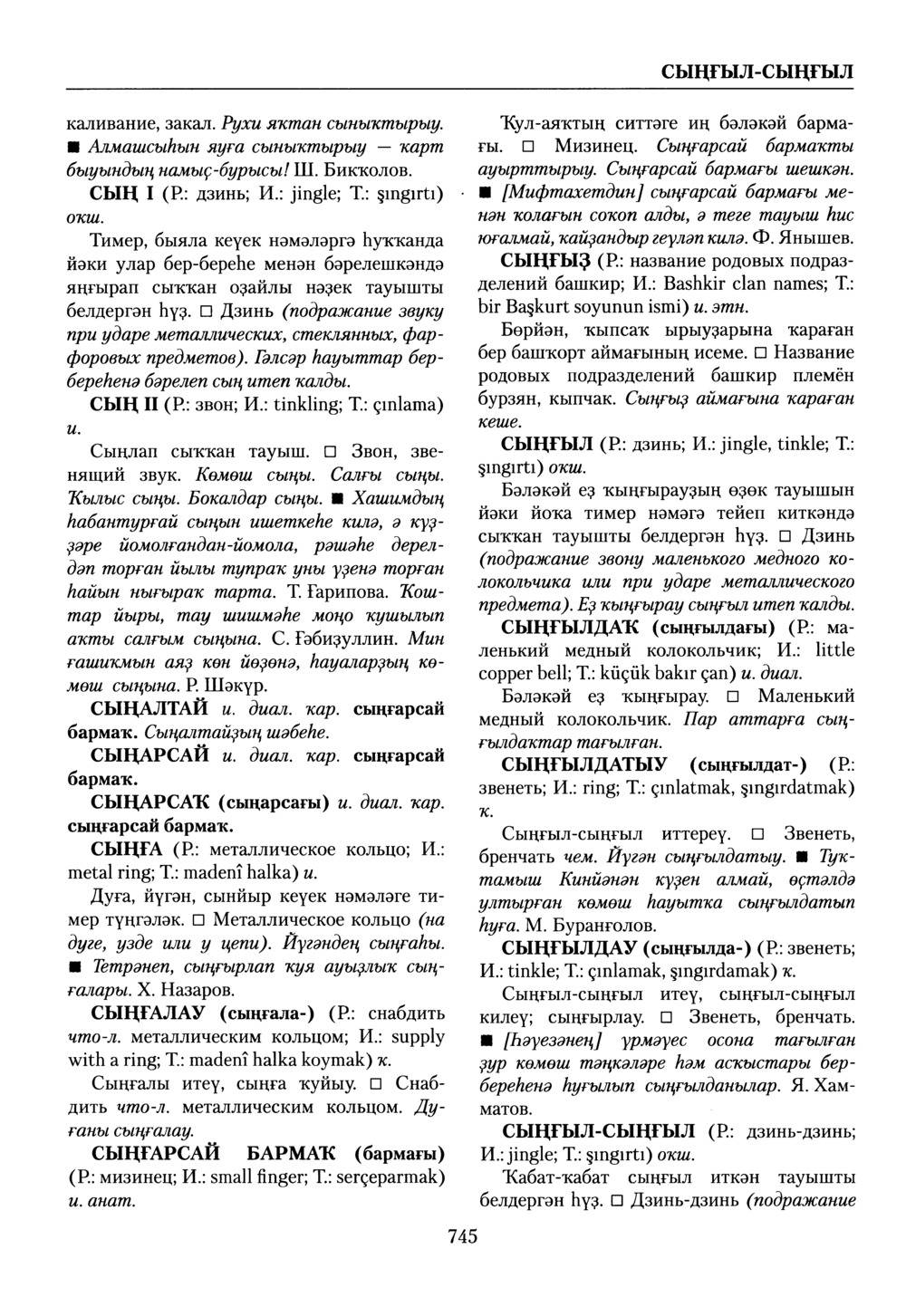 Башҡорт теленең академик һүҙлеге. Том VII