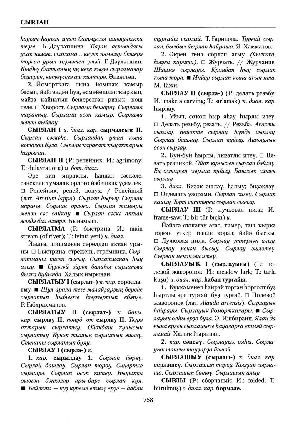 Башҡорт теленең академик һүҙлеге. Том VII
