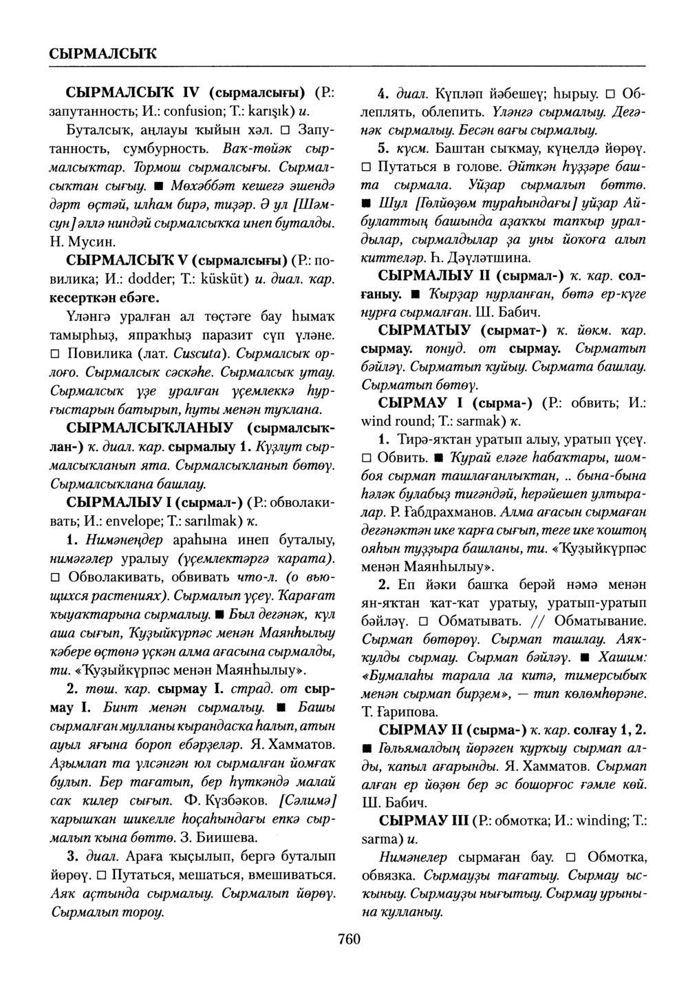Башҡорт теленең академик һүҙлеге. Том VII