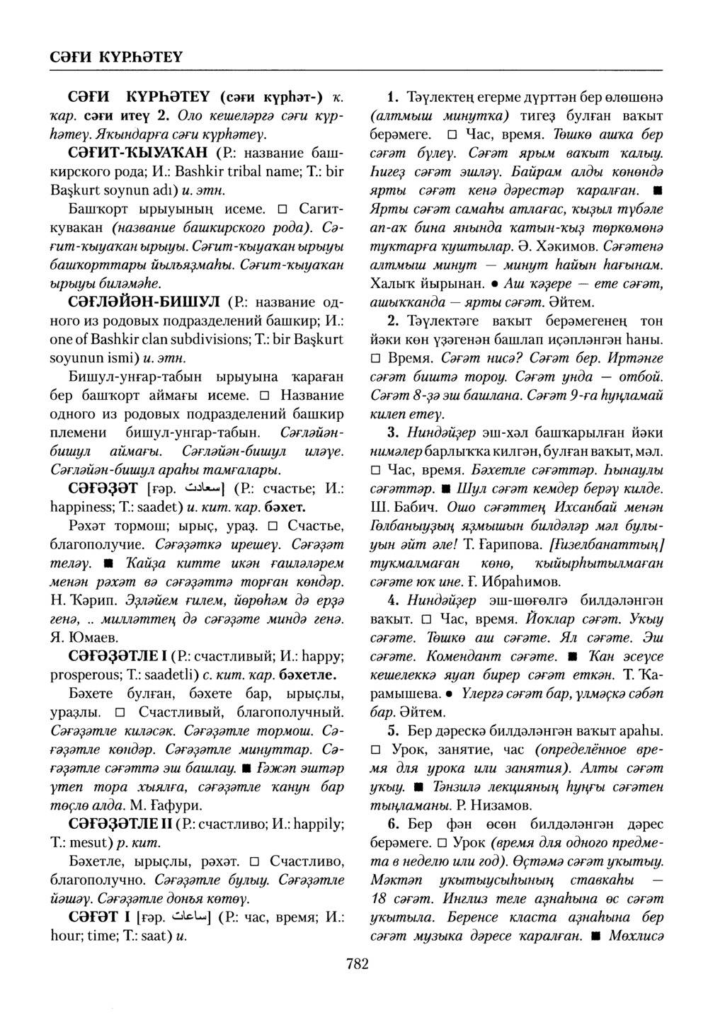 Башҡорт теленең академик һүҙлеге. Том VII