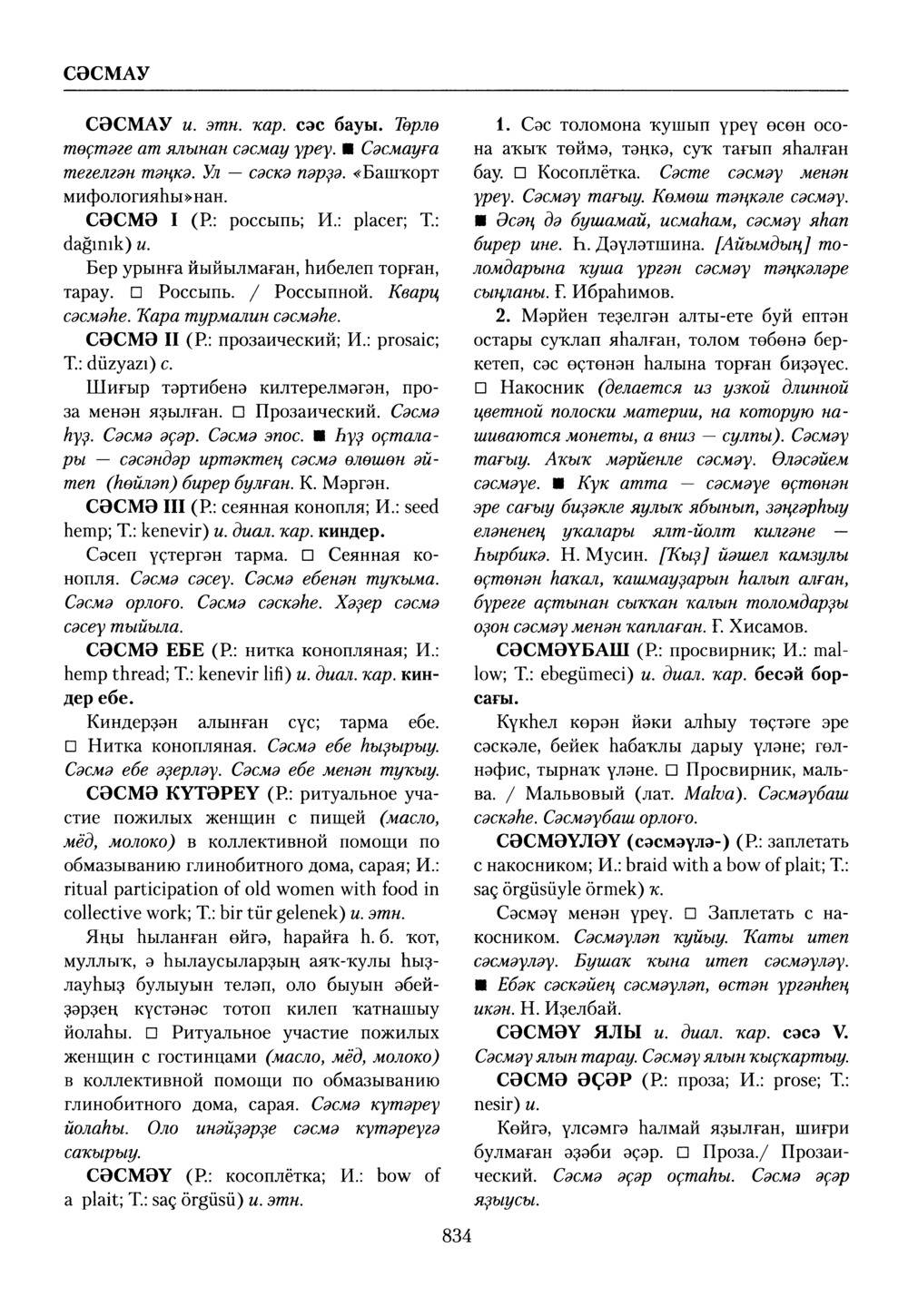 Башҡорт теленең академик һүҙлеге. Том VII