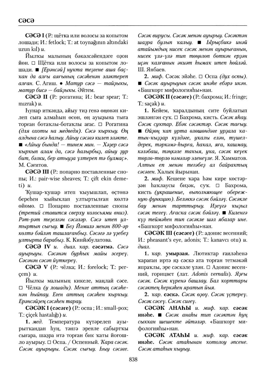 Башҡорт теленең академик һүҙлеге. Том VII