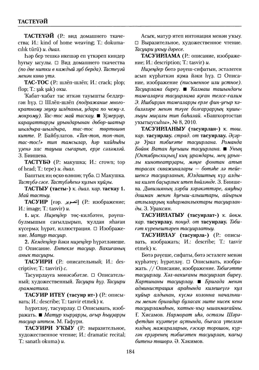 Башҡорт теленең академик һүҙлеге. Том VIII
