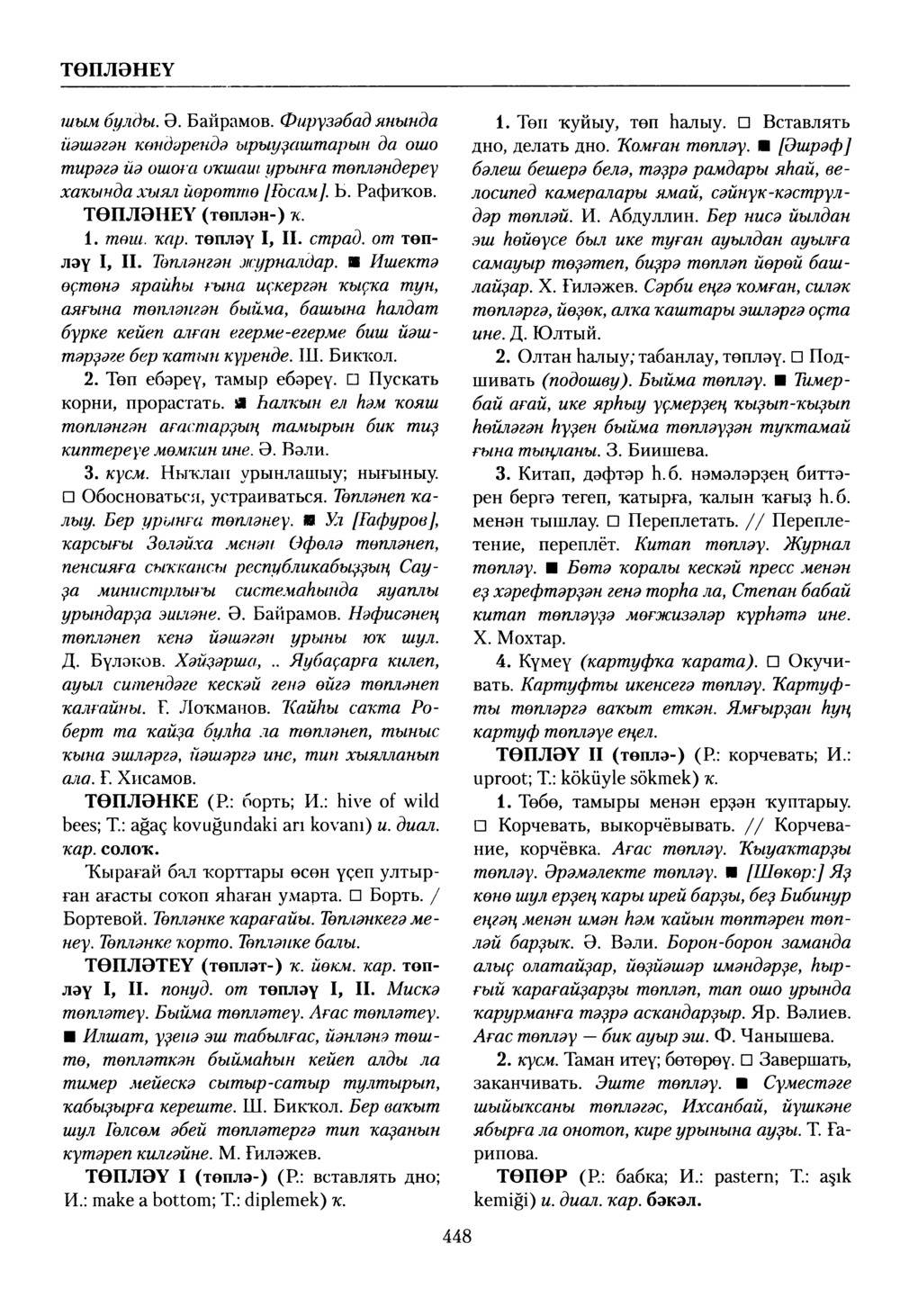 Башҡорт теленең академик һүҙлеге. Том VIII
