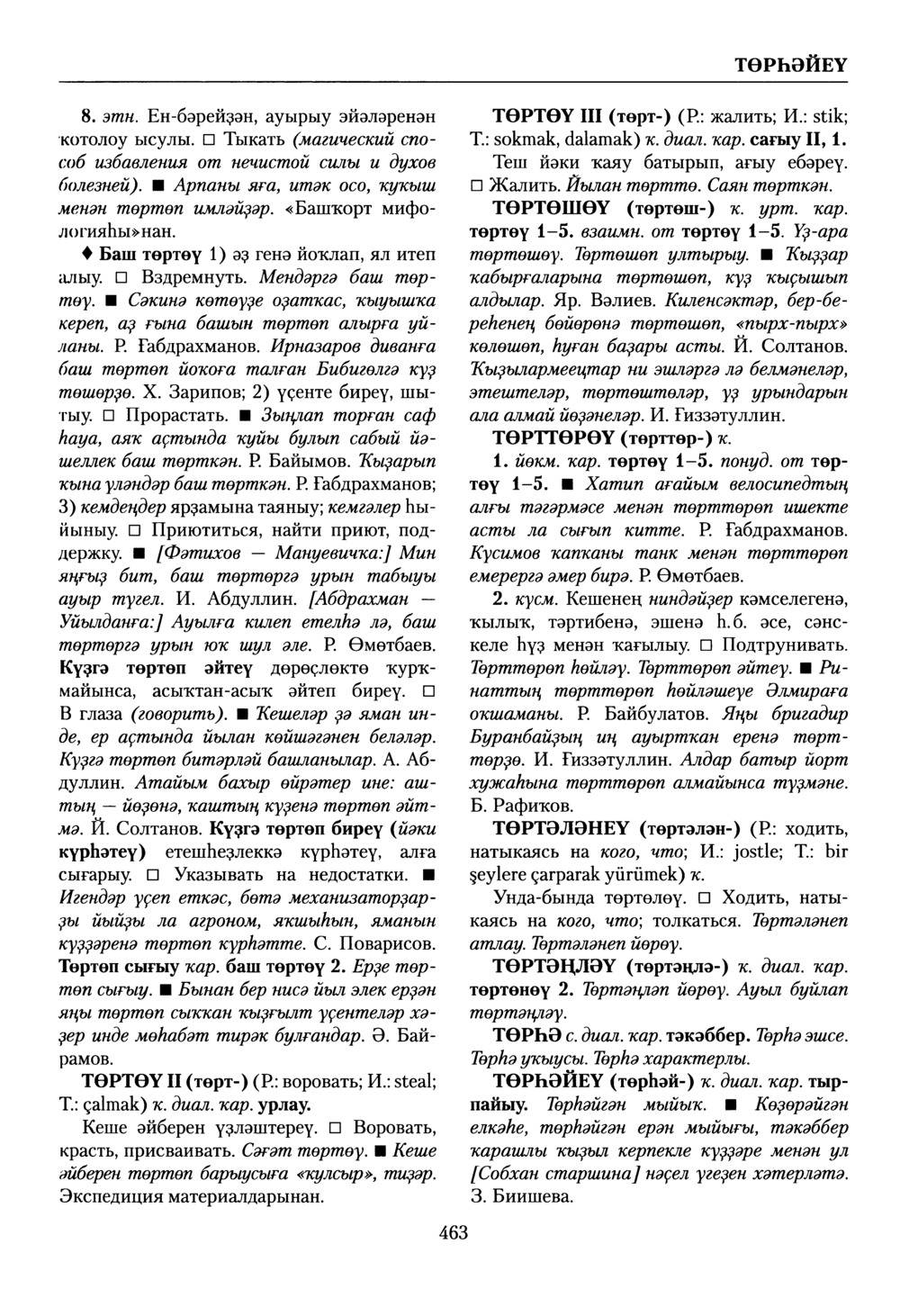 Башҡорт теленең академик һүҙлеге. Том VIII