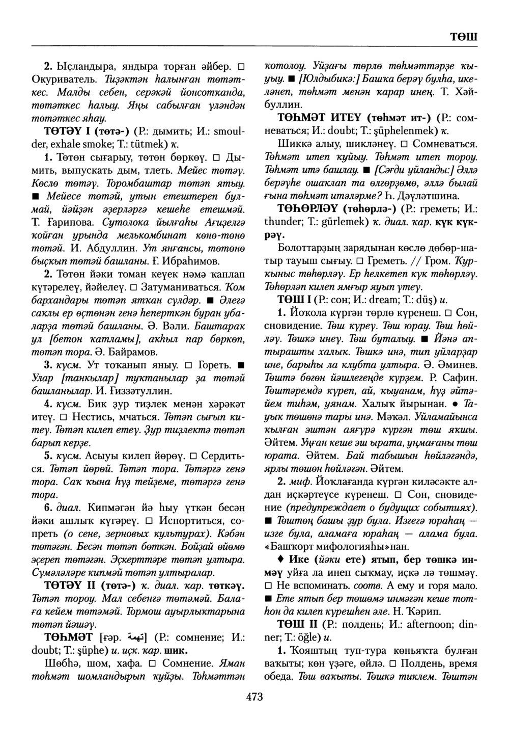 Башҡорт теленең академик һүҙлеге. Том VIII
