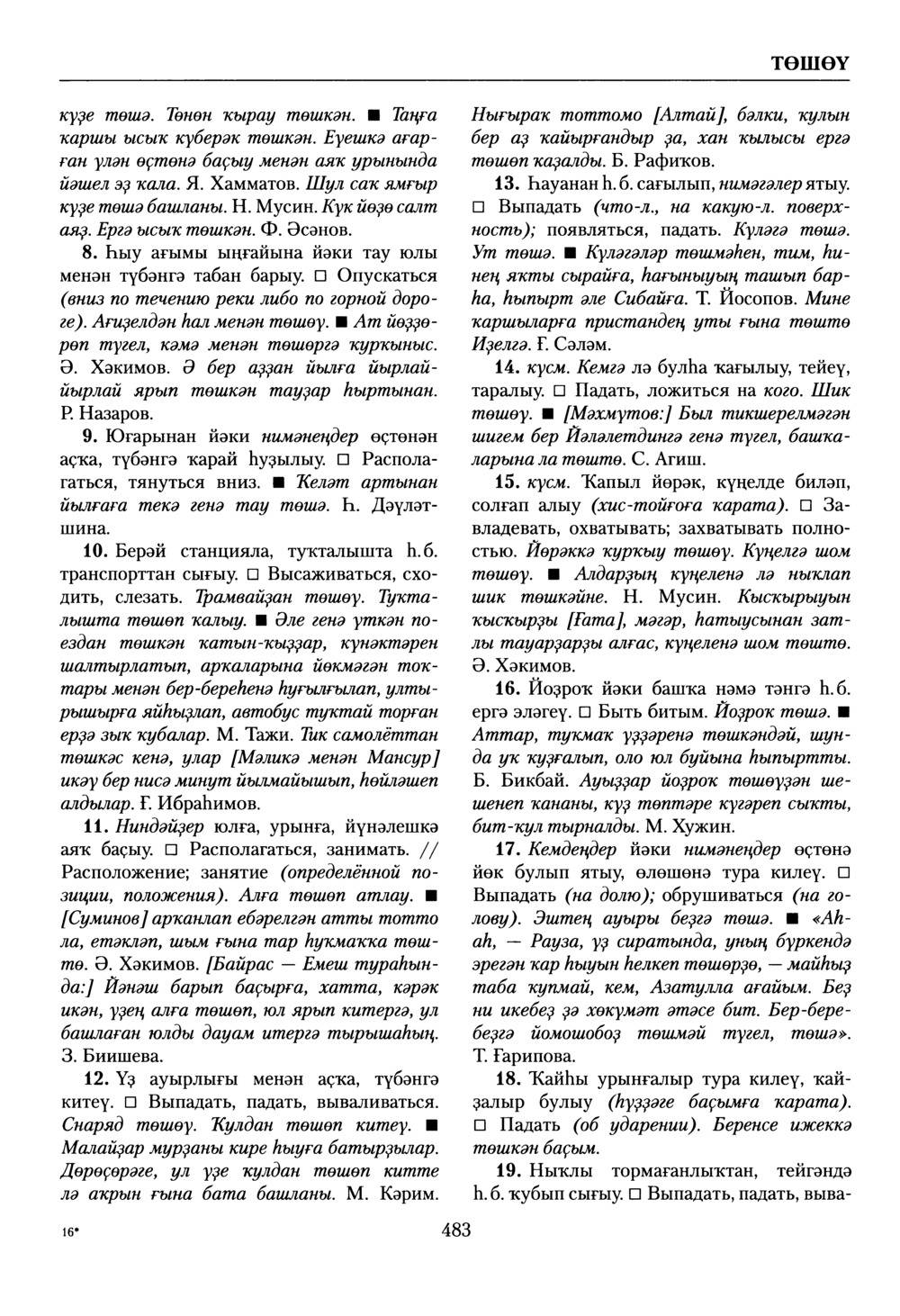 Башҡорт теленең академик һүҙлеге. Том VIII