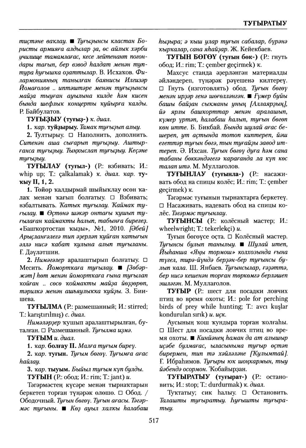 Башҡорт теленең академик һүҙлеге. Том VIII