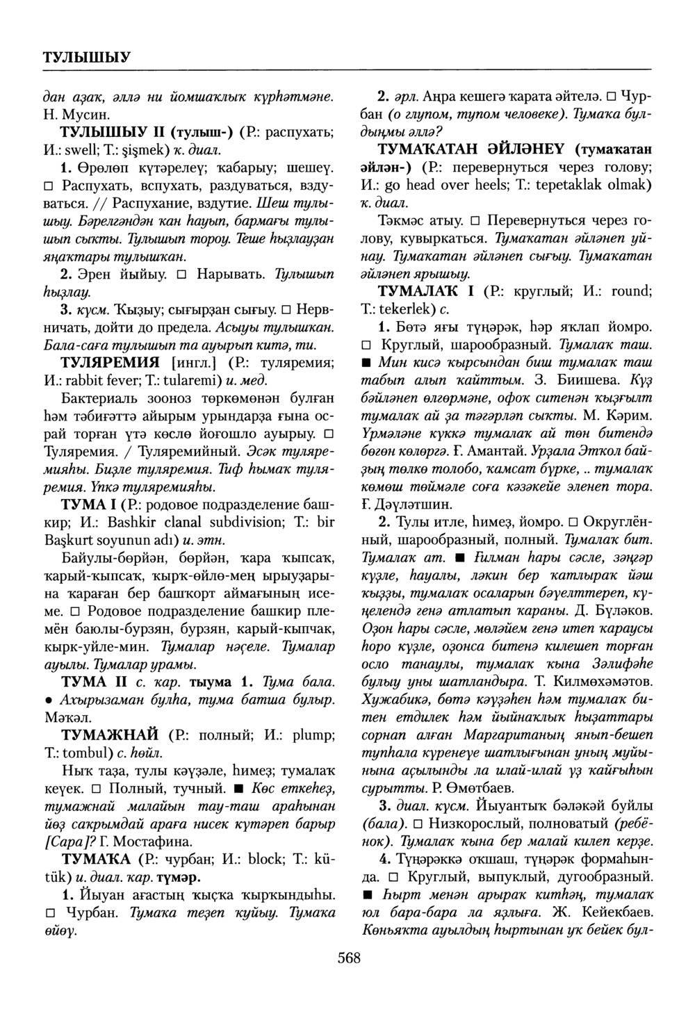 Башҡорт теленең академик һүҙлеге. Том VIII