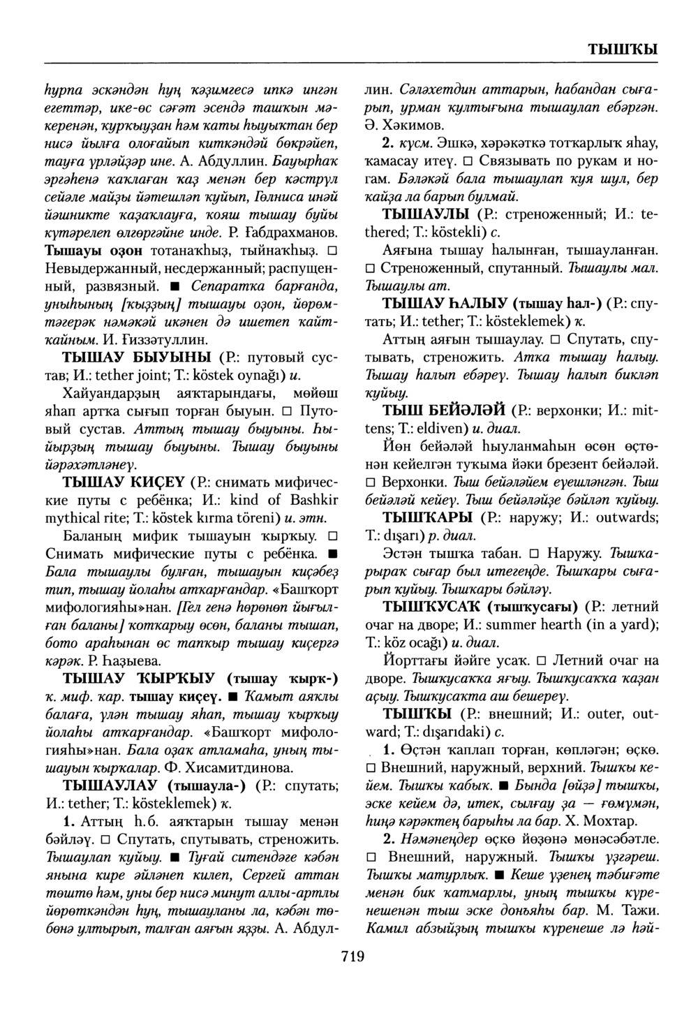 Башҡорт теленең академик һүҙлеге. Том VIII