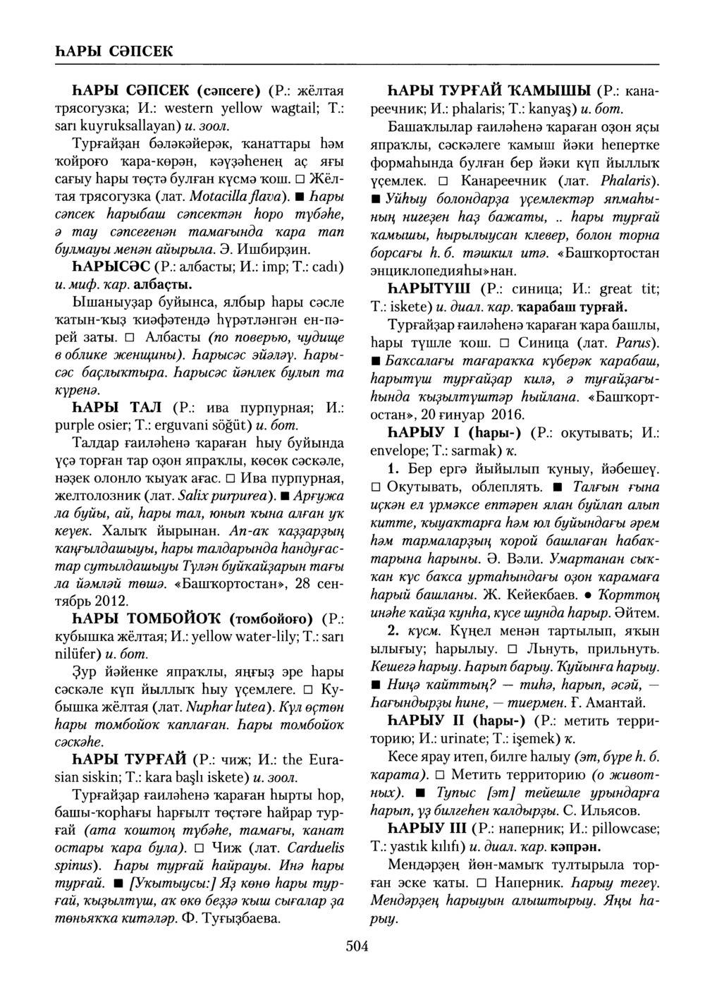 Башҡорт теленең академик һүҙлеге. Том IX