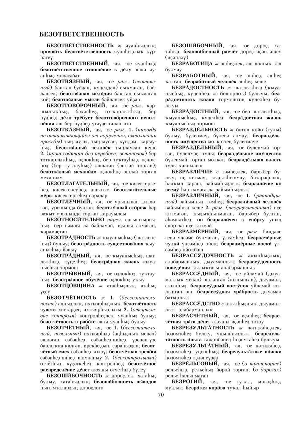 Урыҫса-башҡортса һүҙлек, З. Ғ. Ураҡсин редакцияһында. I том