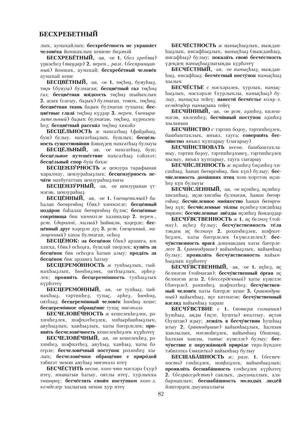 Урыҫса-башҡортса һүҙлек, З. Ғ. Ураҡсин редакцияһында. I том