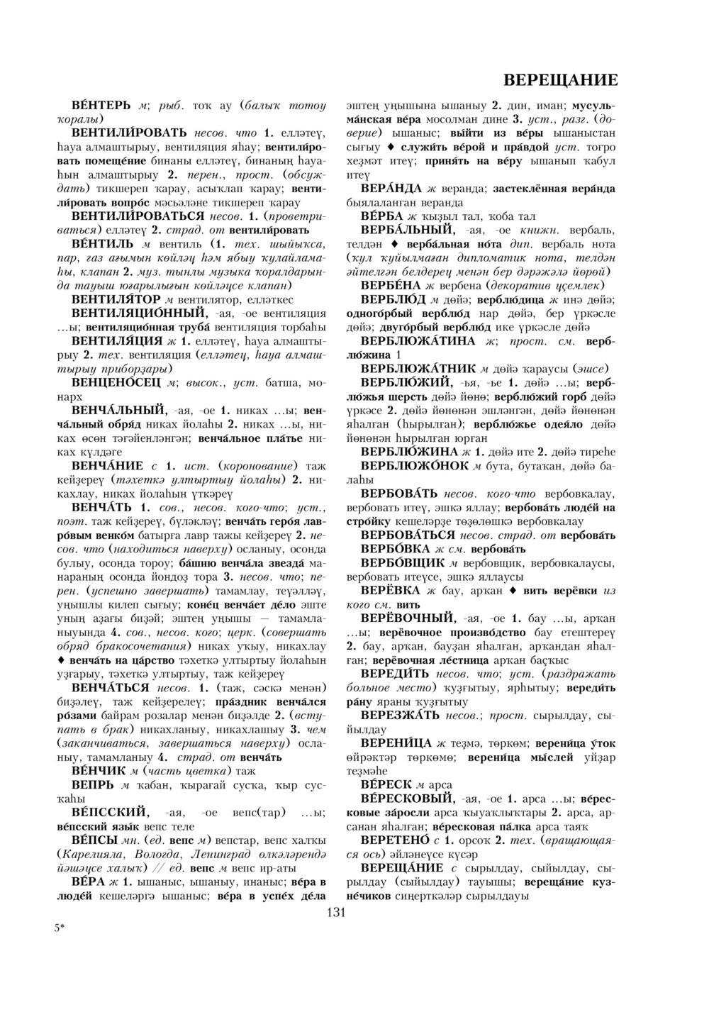 Урыҫса-башҡортса һүҙлек, З. Ғ. Ураҡсин редакцияһында. I том