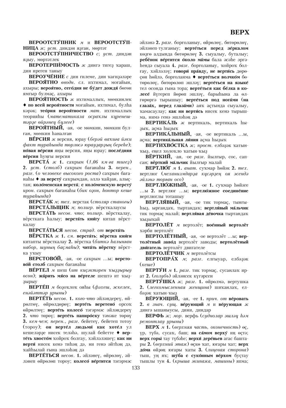 Урыҫса-башҡортса һүҙлек, З. Ғ. Ураҡсин редакцияһында. I том