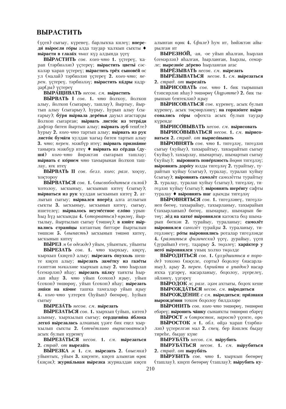 Урыҫса-башҡортса һүҙлек, З. Ғ. Ураҡсин редакцияһында. I том