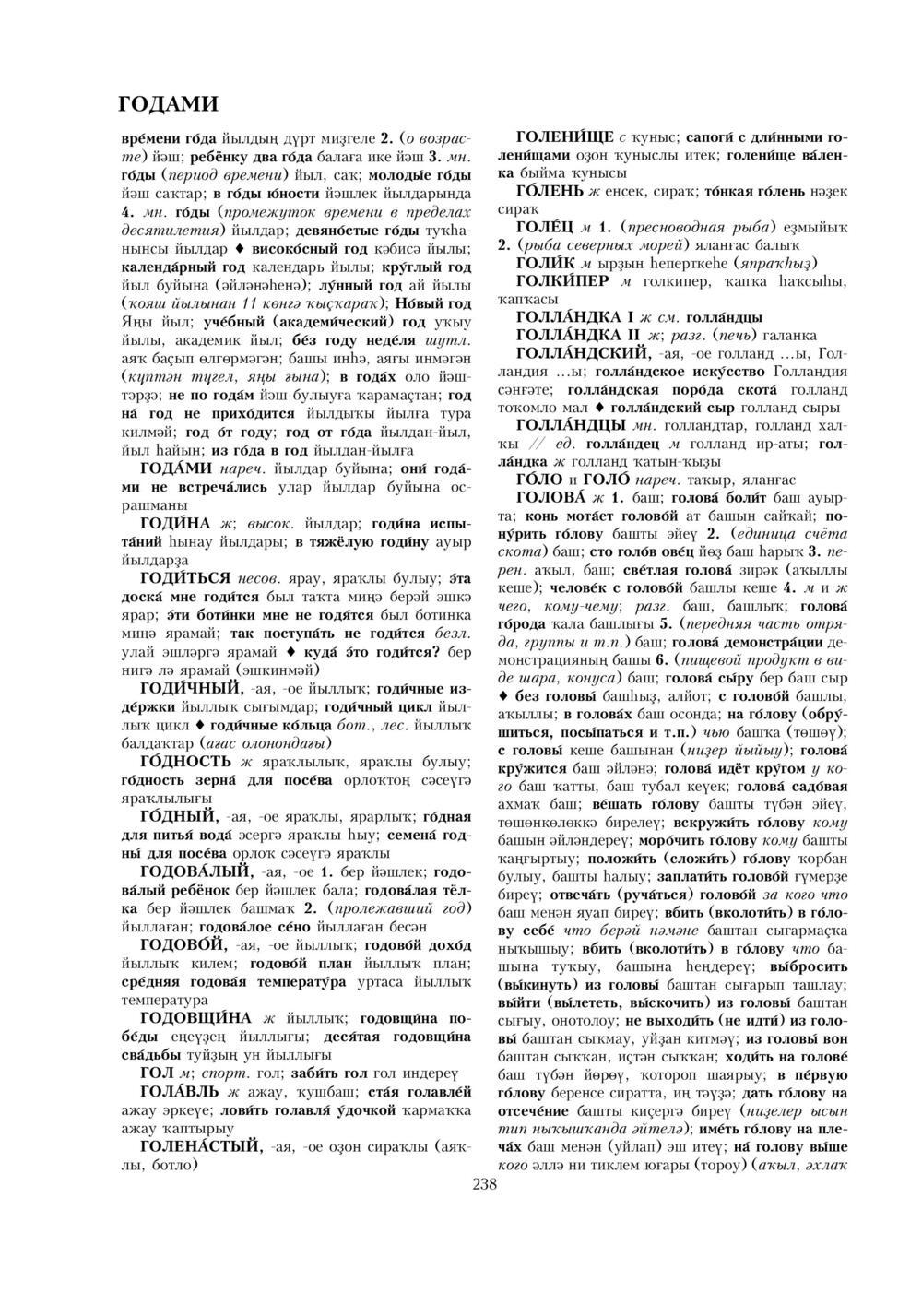 Урыҫса-башҡортса һүҙлек, З. Ғ. Ураҡсин редакцияһында. I том