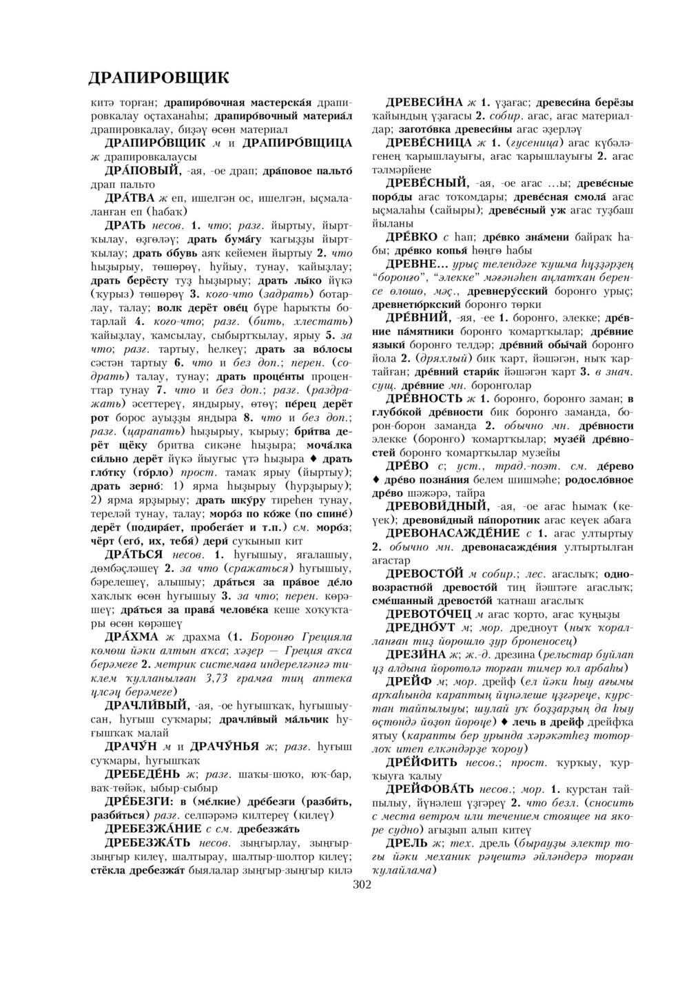 Урыҫса-башҡортса һүҙлек, З. Ғ. Ураҡсин редакцияһында. I том