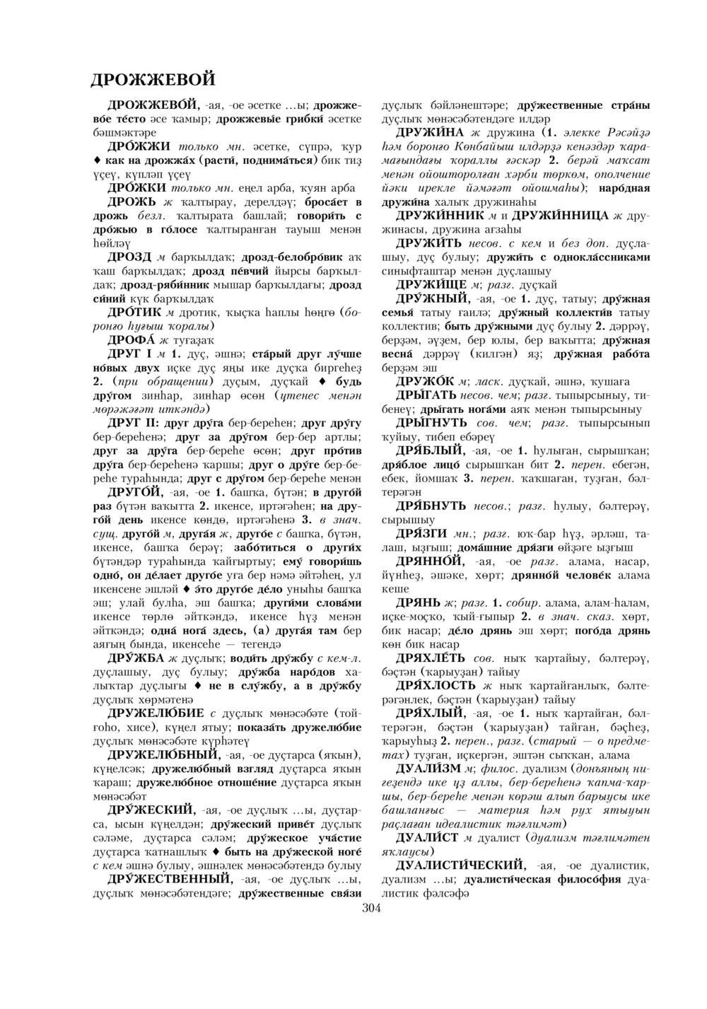 Урыҫса-башҡортса һүҙлек, З. Ғ. Ураҡсин редакцияһында. I том