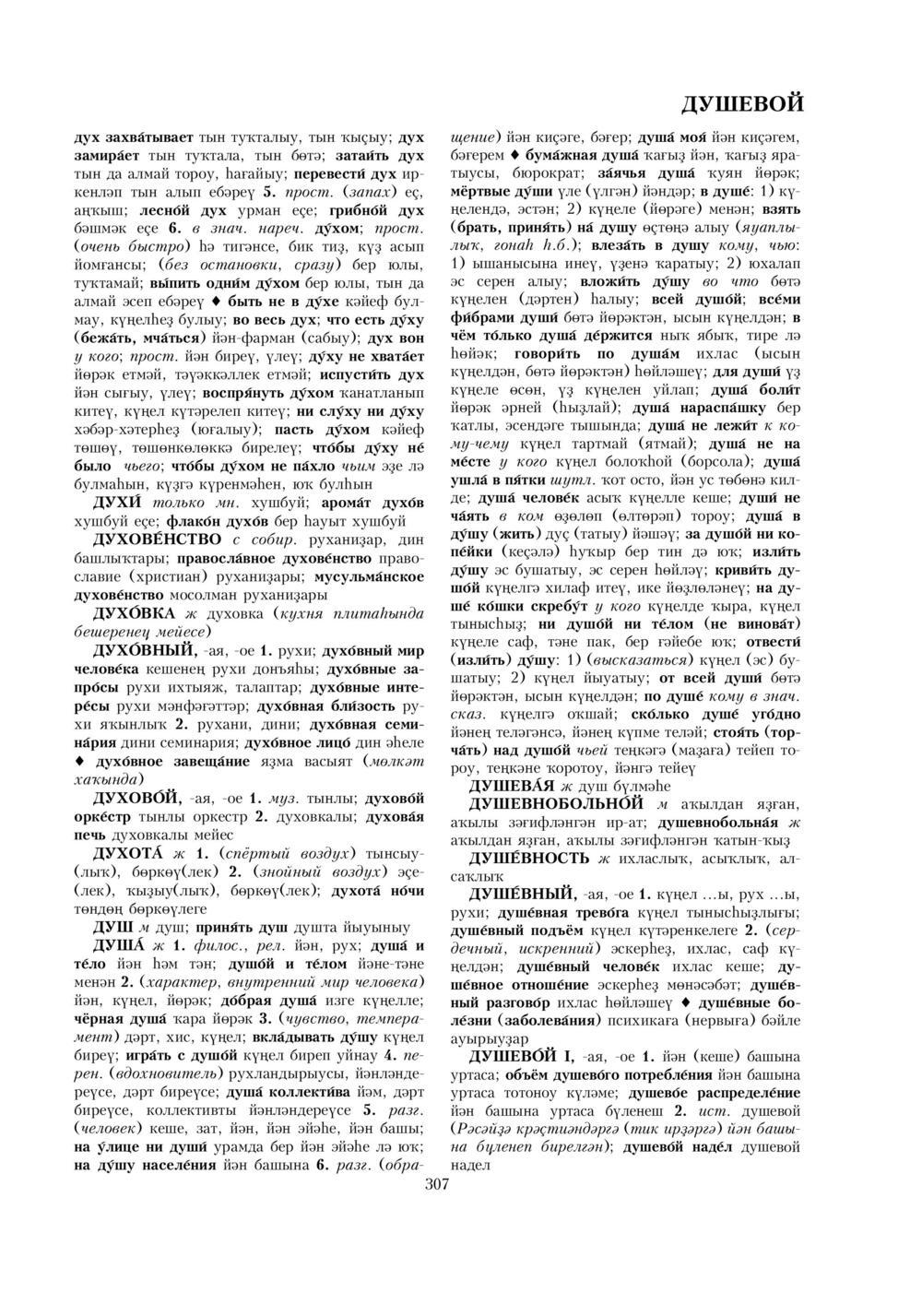 Урыҫса-башҡортса һүҙлек, З. Ғ. Ураҡсин редакцияһында. I том