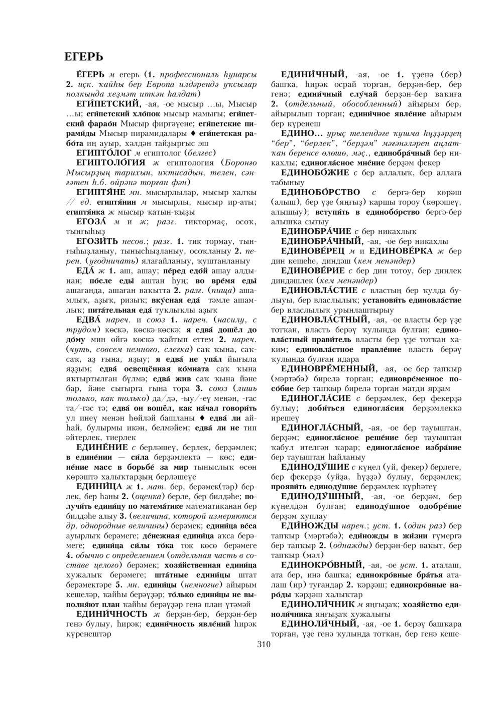 Урыҫса-башҡортса һүҙлек, З. Ғ. Ураҡсин редакцияһында. I том