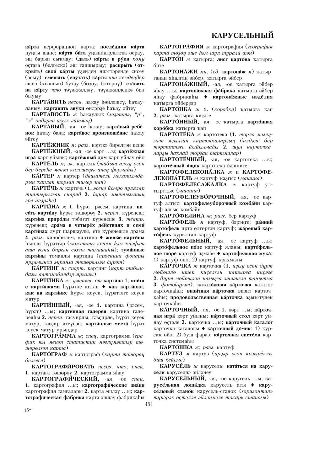 Урыҫса-башҡортса һүҙлек, З. Ғ. Ураҡсин редакцияһында. I том