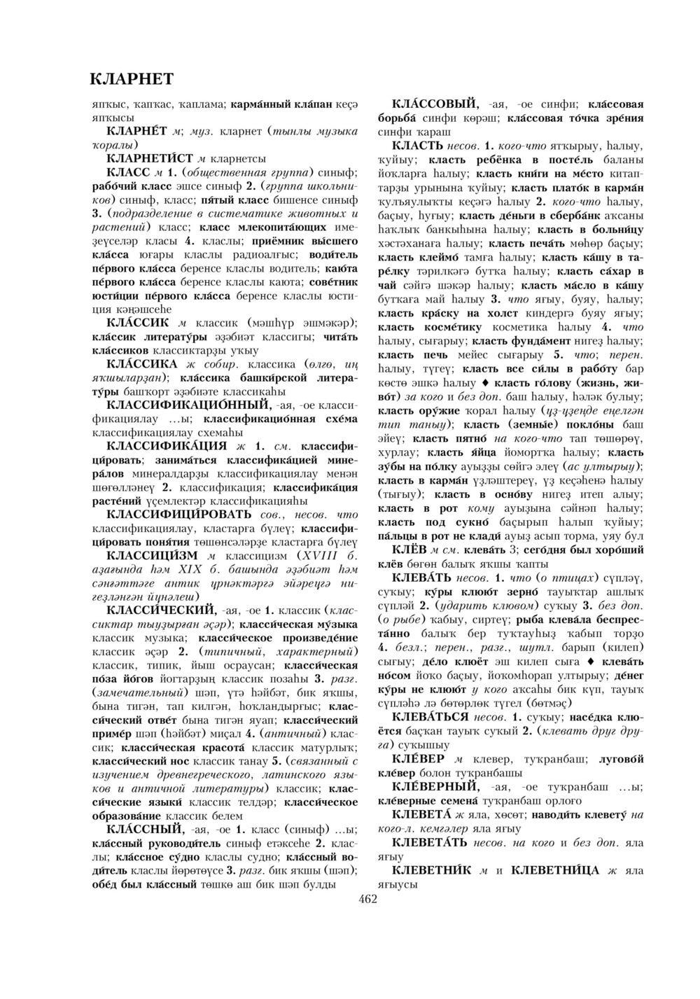 Урыҫса-башҡортса һүҙлек, З. Ғ. Ураҡсин редакцияһында. I том