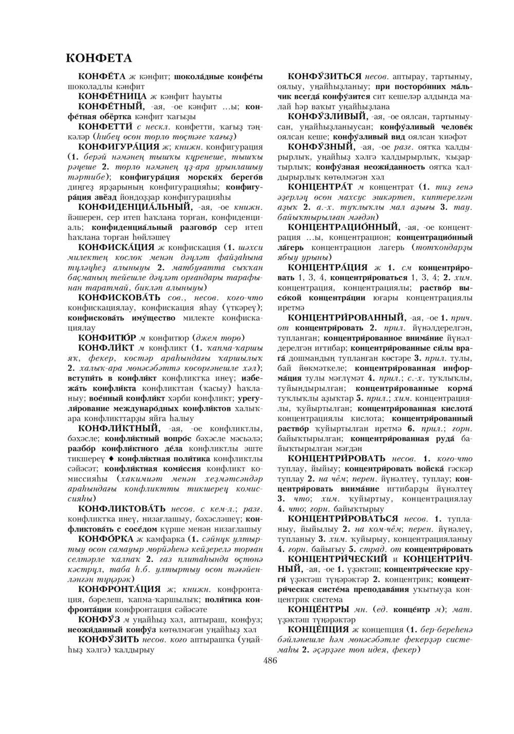 Урыҫса-башҡортса һүҙлек, З. Ғ. Ураҡсин редакцияһында. I том