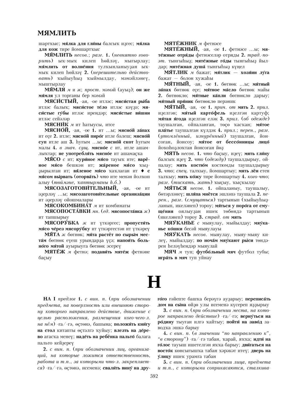 Урыҫса-башҡортса һүҙлек, З. Ғ. Ураҡсин редакцияһында. I том