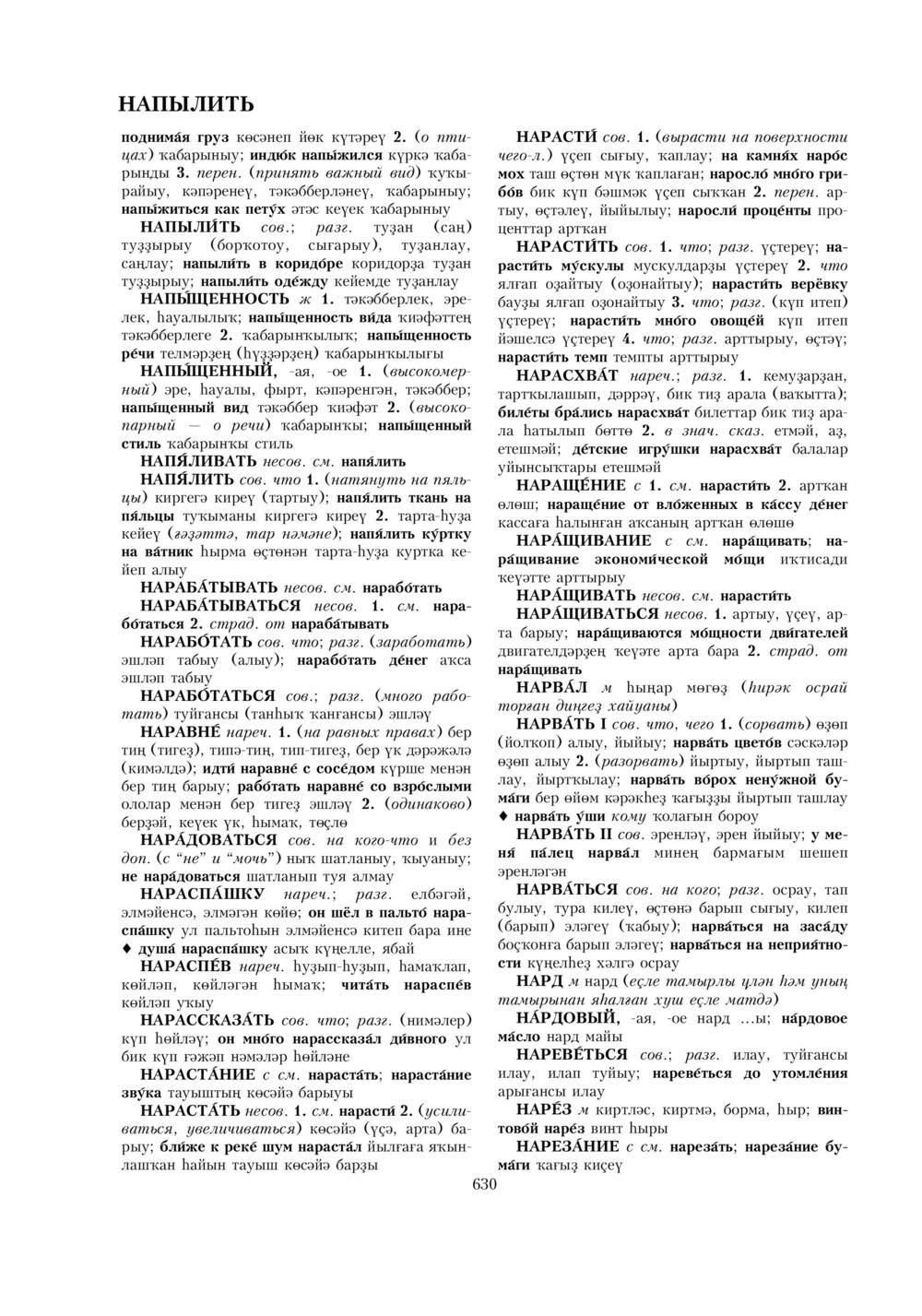 Урыҫса-башҡортса һүҙлек, З. Ғ. Ураҡсин редакцияһында. I том