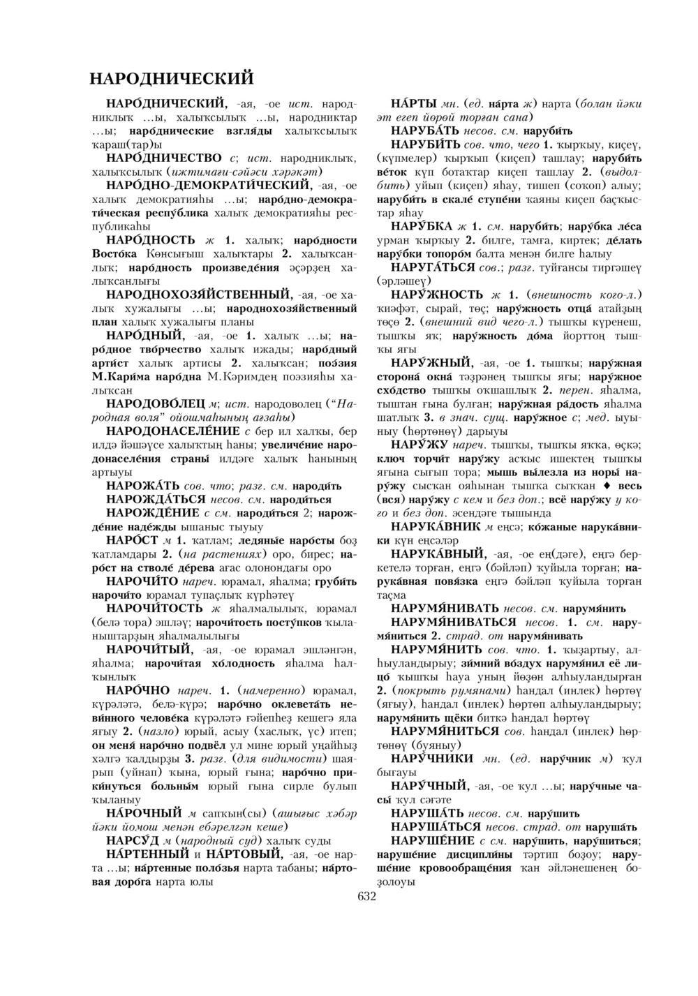 Урыҫса-башҡортса һүҙлек, З. Ғ. Ураҡсин редакцияһында. I том