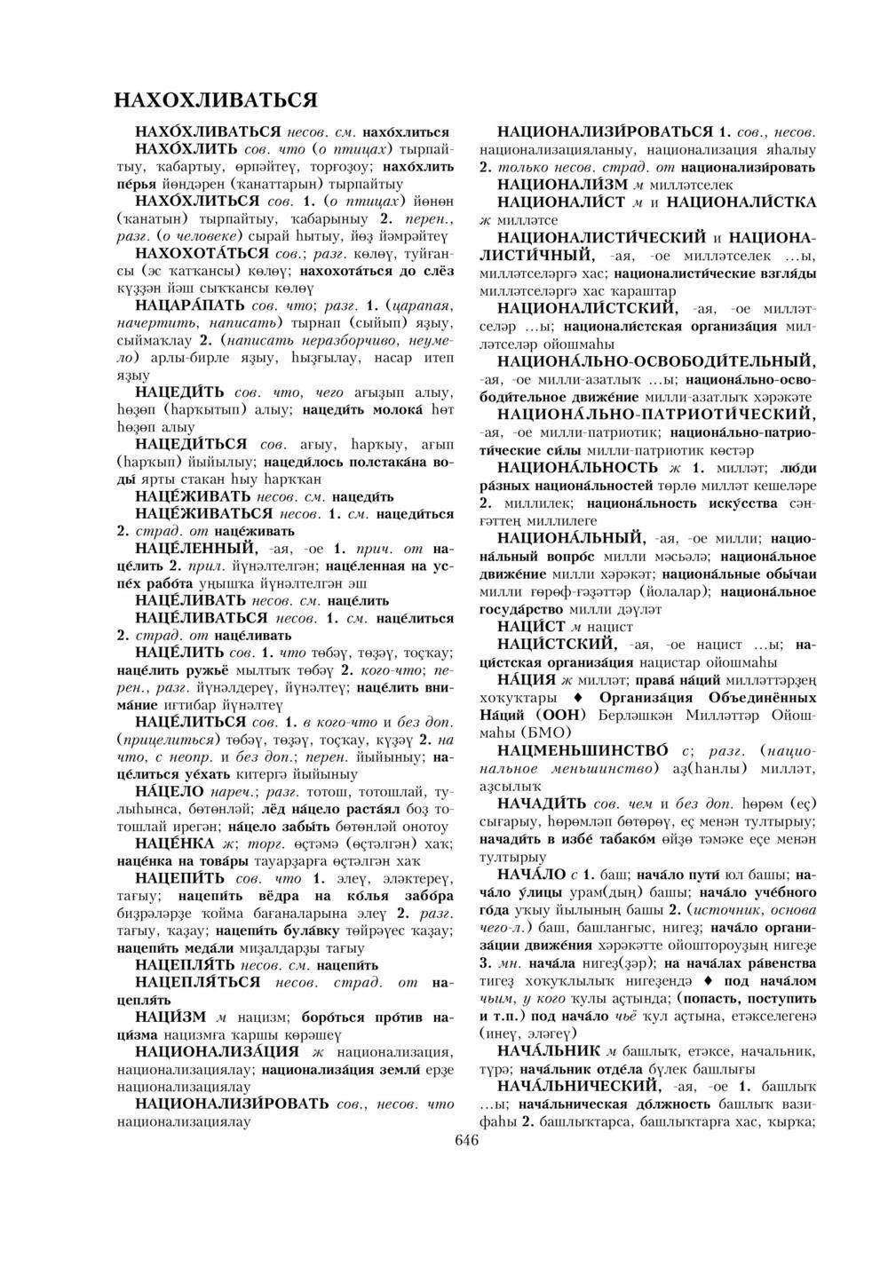 Урыҫса-башҡортса һүҙлек, З. Ғ. Ураҡсин редакцияһында. I том