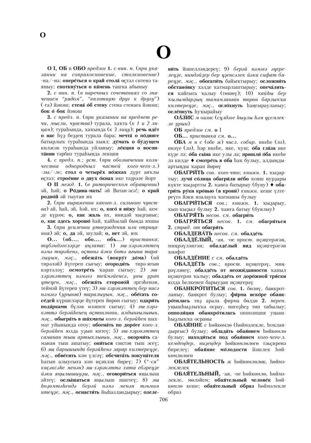 Урыҫса-башҡортса һүҙлек, З. Ғ. Ураҡсин редакцияһында. I том