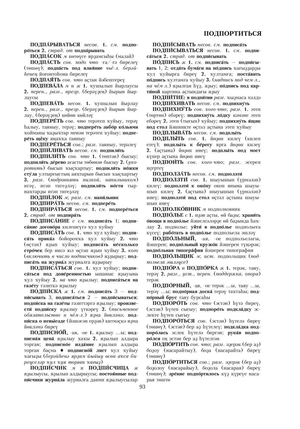 Урыҫса-башҡортса һүҙлек, З. Ғ. Ураҡсин редакцияһында. II том