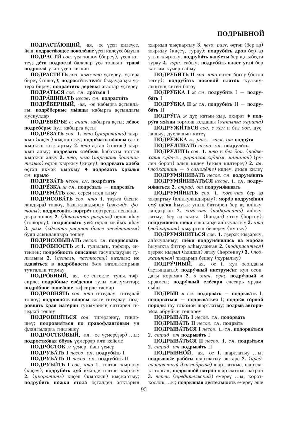 Урыҫса-башҡортса һүҙлек, З. Ғ. Ураҡсин редакцияһында. II том