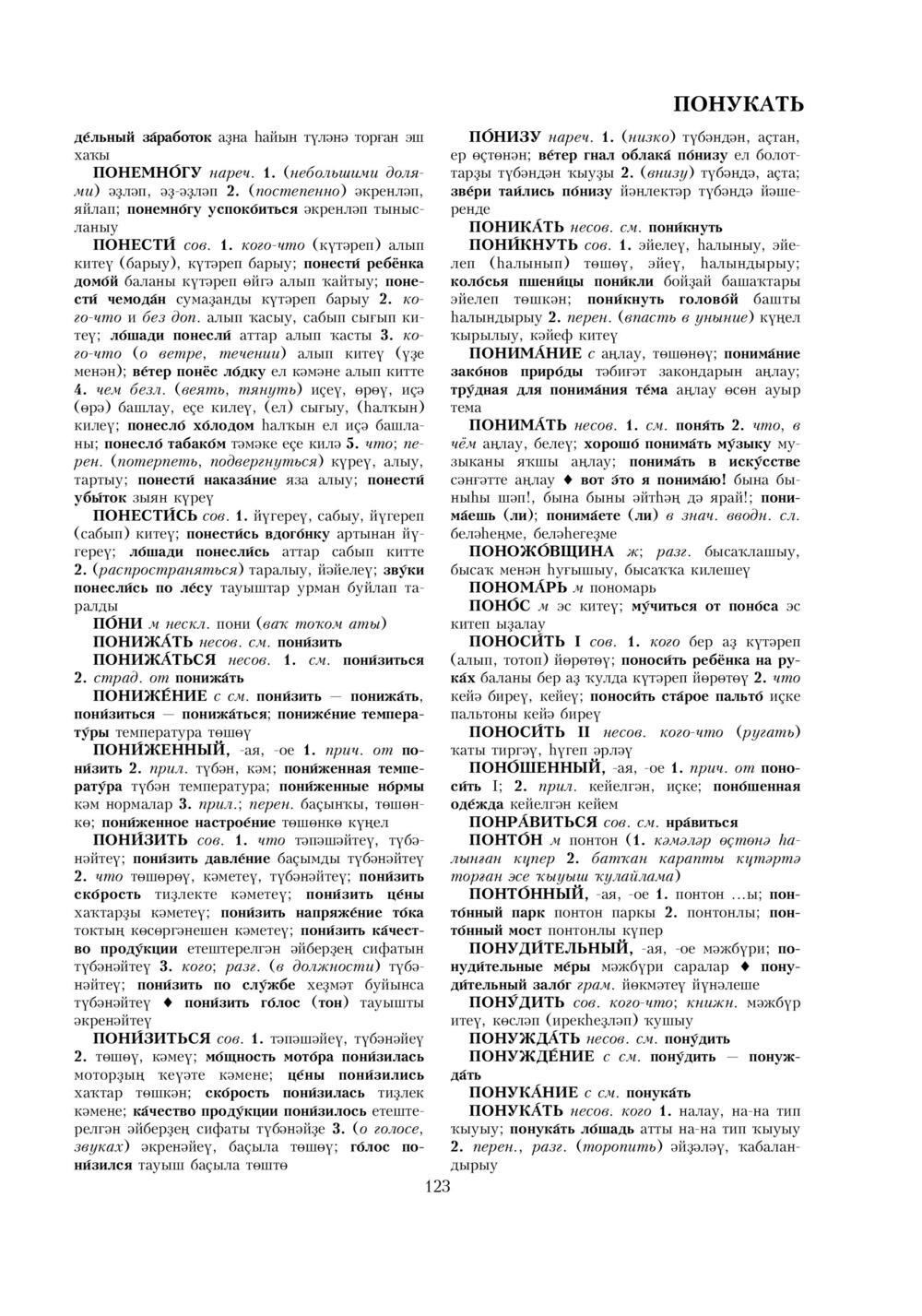 Урыҫса-башҡортса һүҙлек, З. Ғ. Ураҡсин редакцияһында. II том