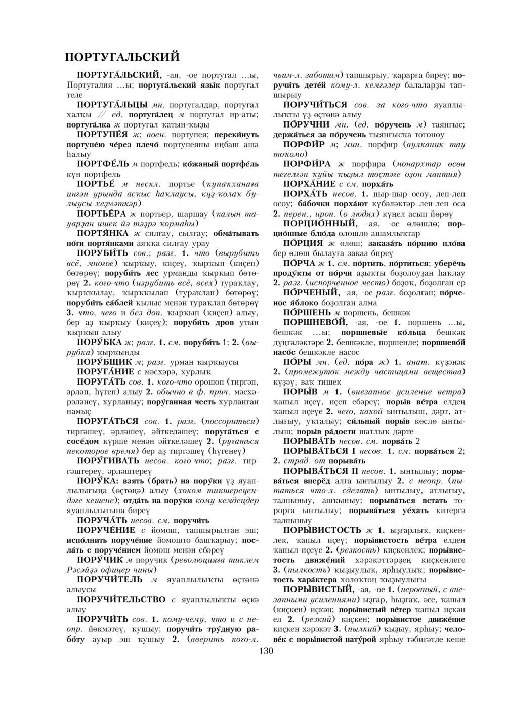 Урыҫса-башҡортса һүҙлек, З. Ғ. Ураҡсин редакцияһында. II том