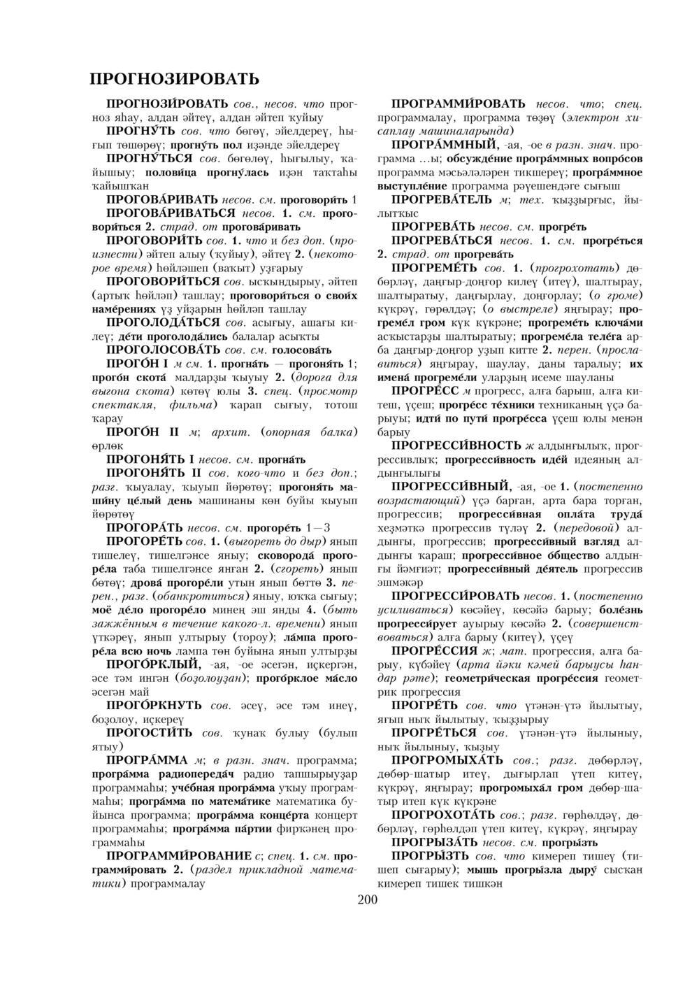 Урыҫса-башҡортса һүҙлек, З. Ғ. Ураҡсин редакцияһында. II том