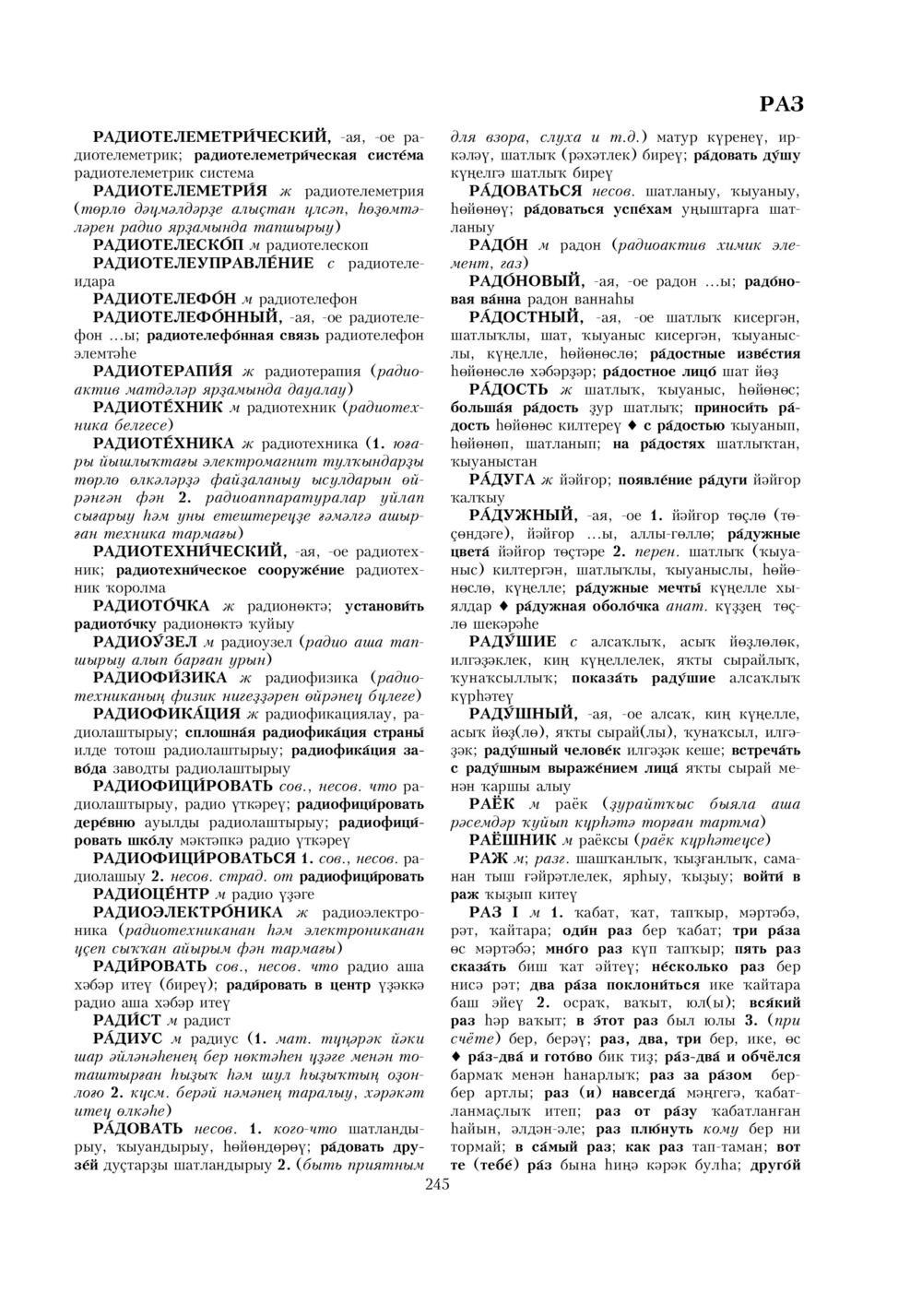 Урыҫса-башҡортса һүҙлек, З. Ғ. Ураҡсин редакцияһында. II том