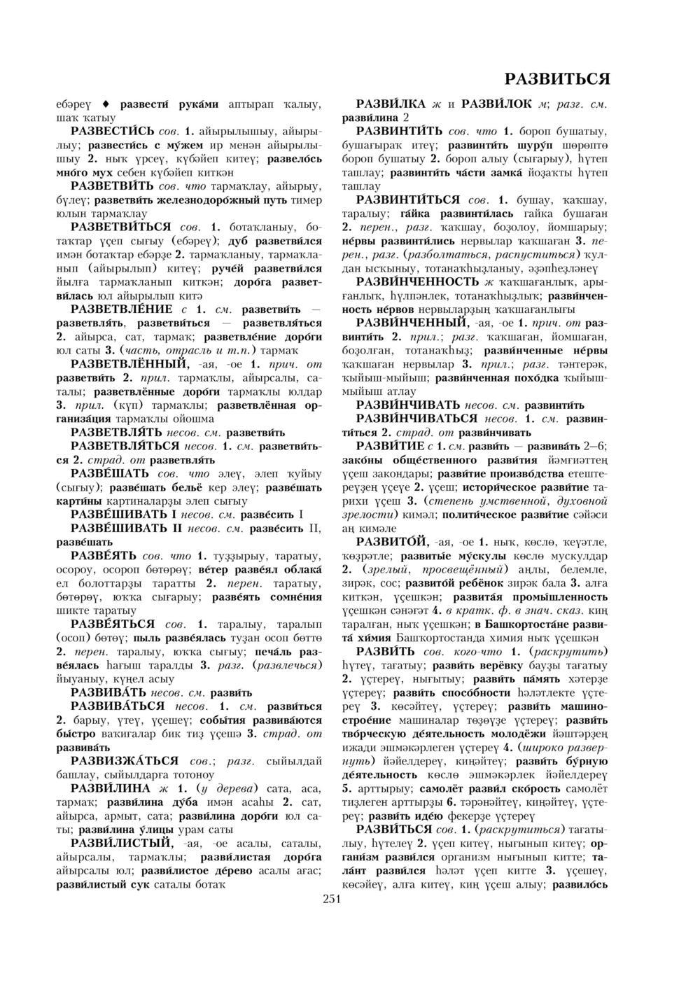 Урыҫса-башҡортса һүҙлек, З. Ғ. Ураҡсин редакцияһында. II том