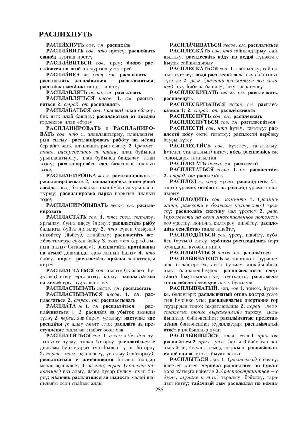 Урыҫса-башҡортса һүҙлек, З. Ғ. Ураҡсин редакцияһында. II том