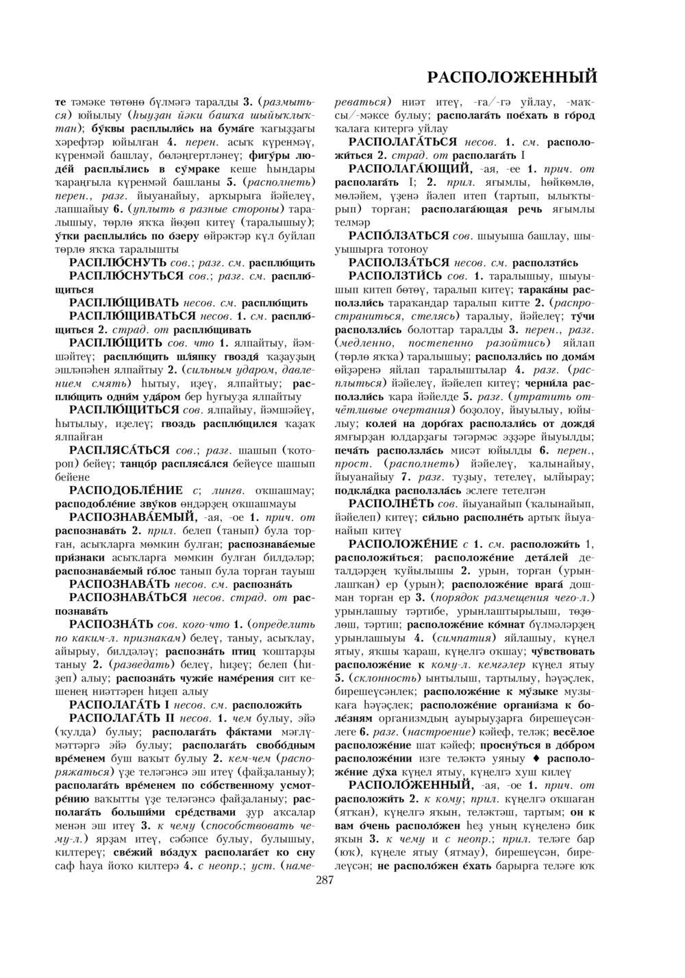 Урыҫса-башҡортса һүҙлек, З. Ғ. Ураҡсин редакцияһында. II том