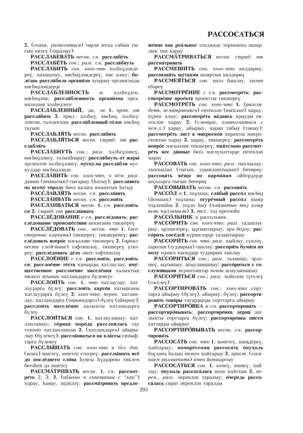 Урыҫса-башҡортса һүҙлек, З. Ғ. Ураҡсин редакцияһында. II том