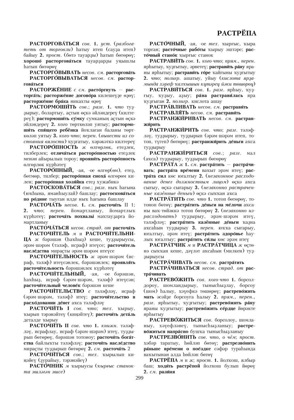 Урыҫса-башҡортса һүҙлек, З. Ғ. Ураҡсин редакцияһында. II том