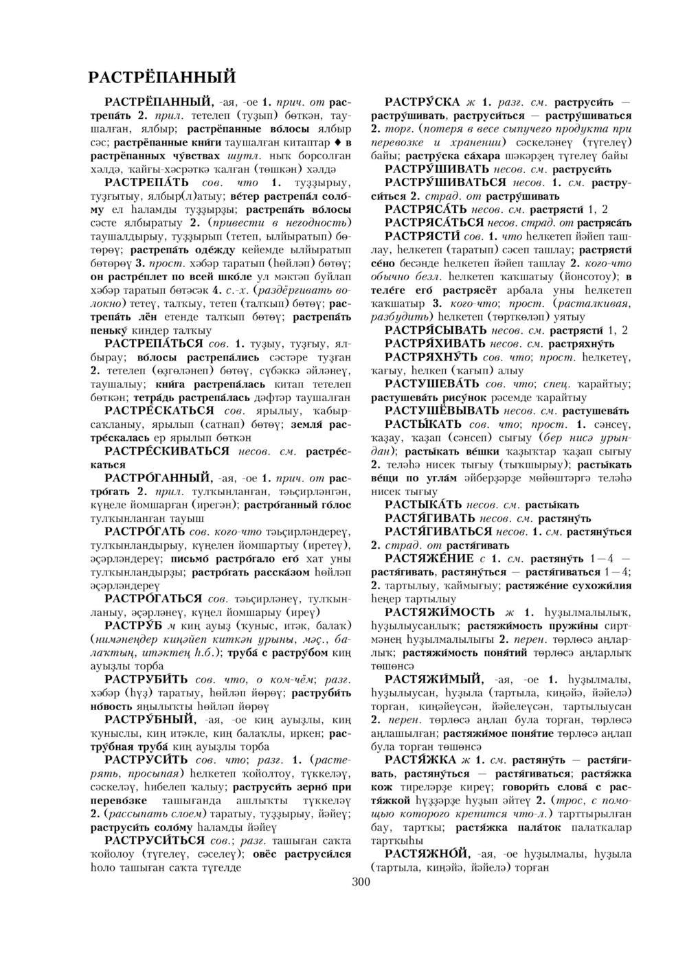 Урыҫса-башҡортса һүҙлек, З. Ғ. Ураҡсин редакцияһында. II том