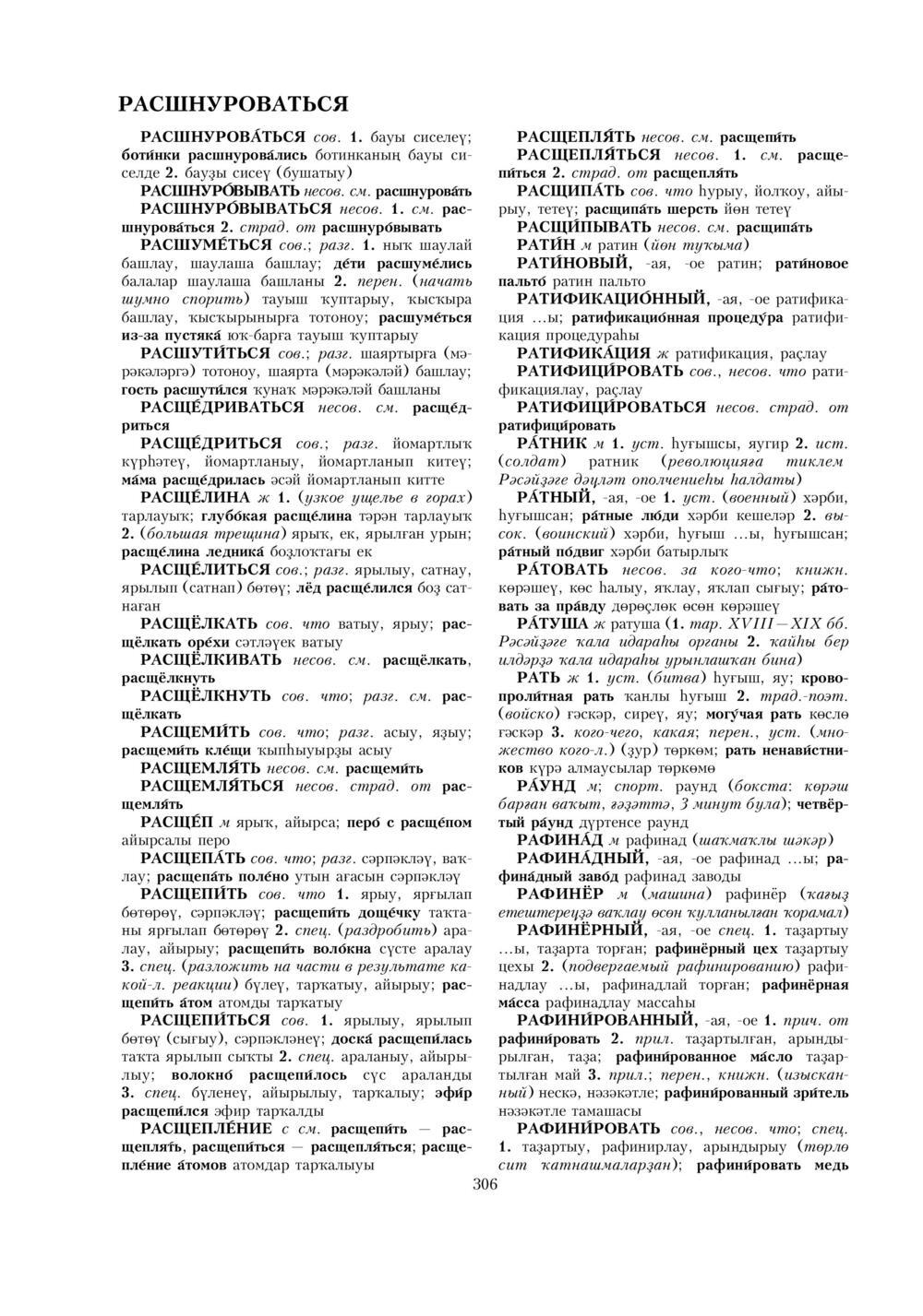 Урыҫса-башҡортса һүҙлек, З. Ғ. Ураҡсин редакцияһында. II том