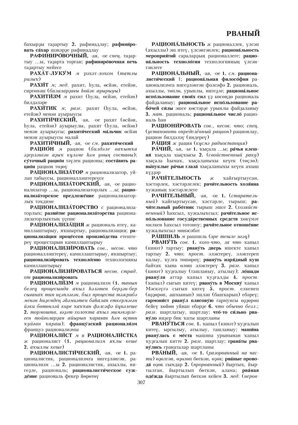 Урыҫса-башҡортса һүҙлек, З. Ғ. Ураҡсин редакцияһында. II том