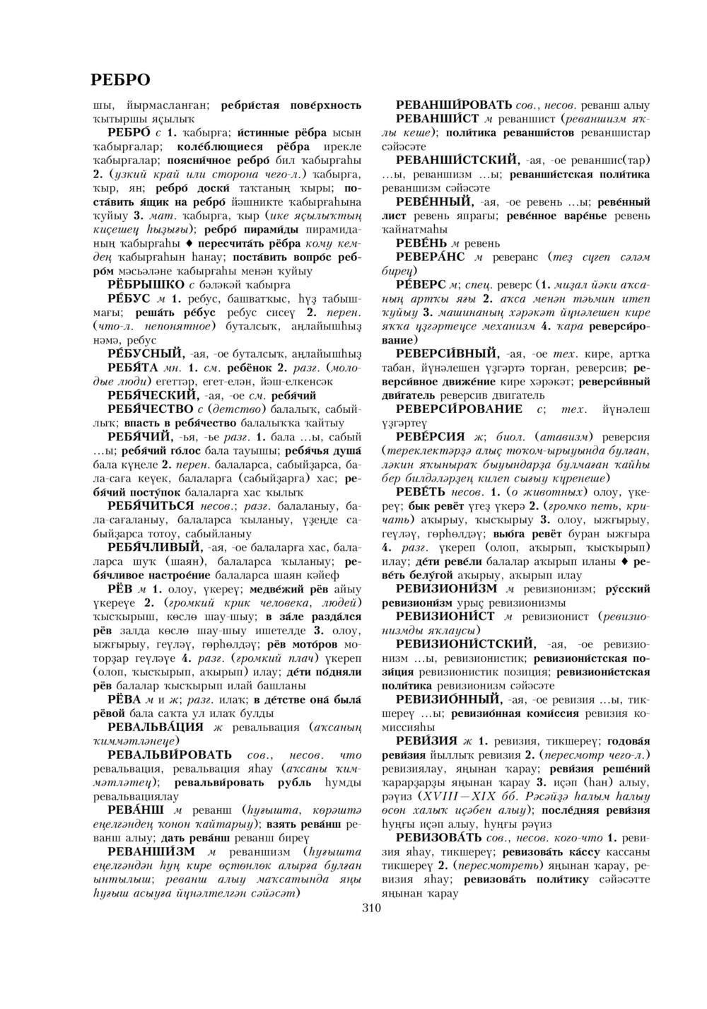 Урыҫса-башҡортса һүҙлек, З. Ғ. Ураҡсин редакцияһында. II том