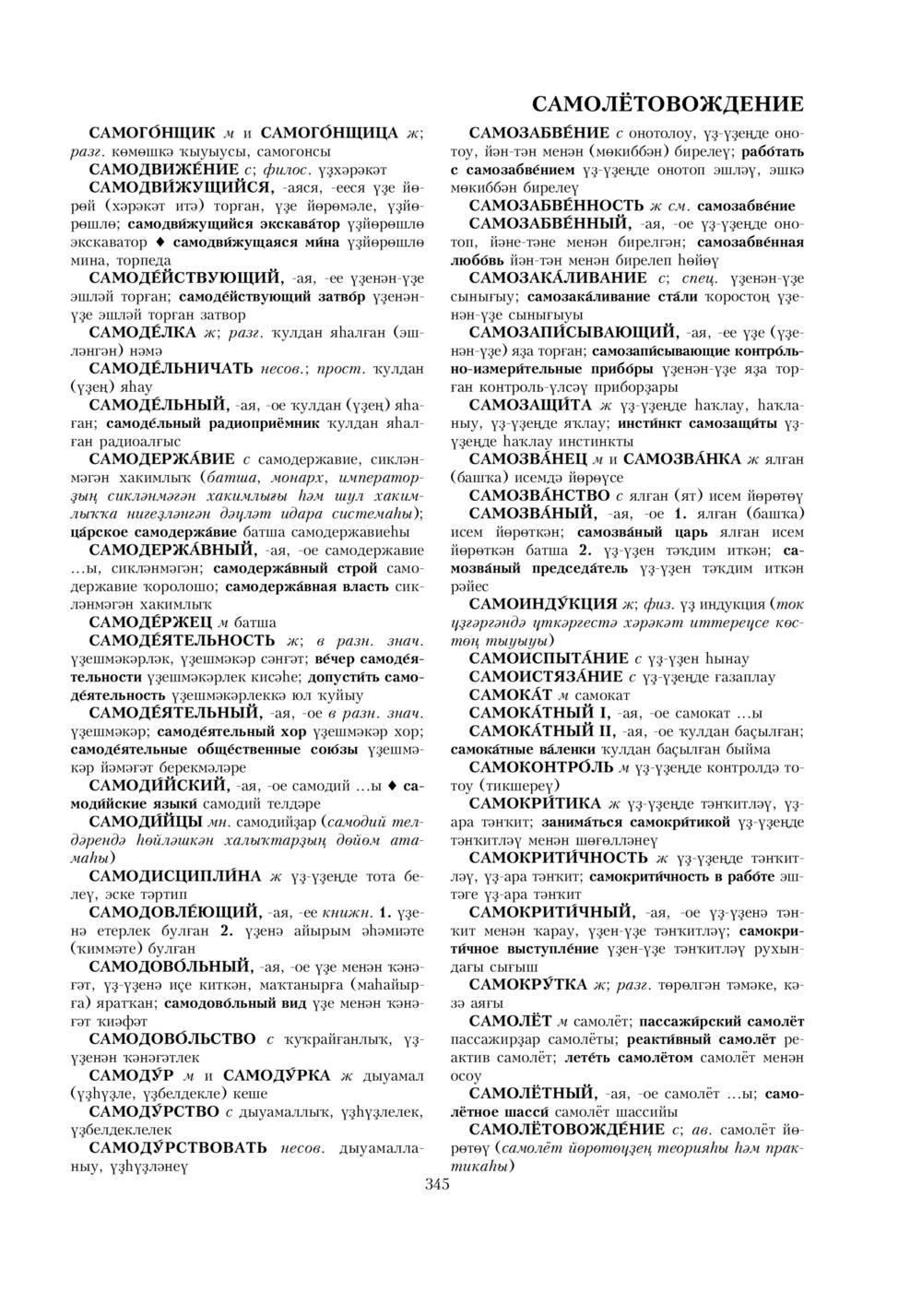 Урыҫса-башҡортса һүҙлек, З. Ғ. Ураҡсин редакцияһында. II том